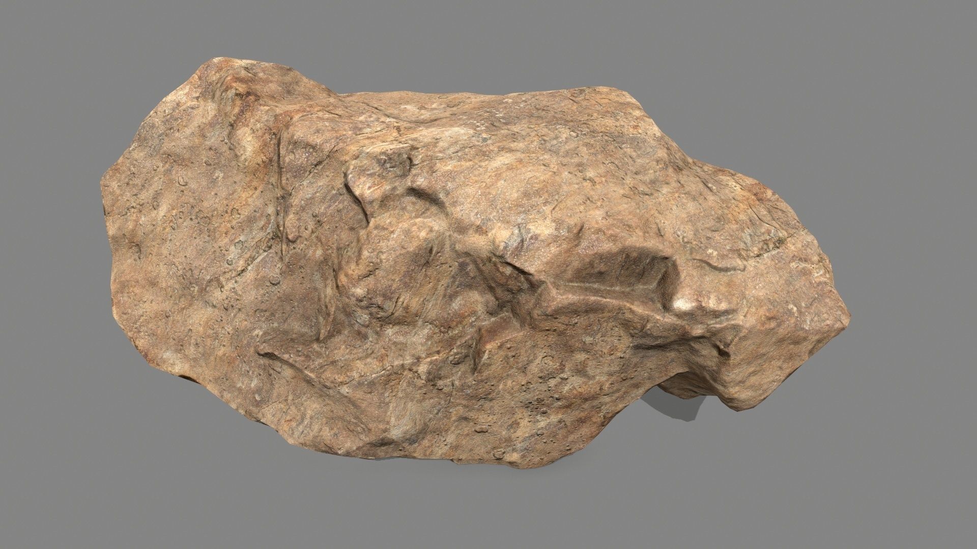 desert rocks  Low-poly 3D model_25