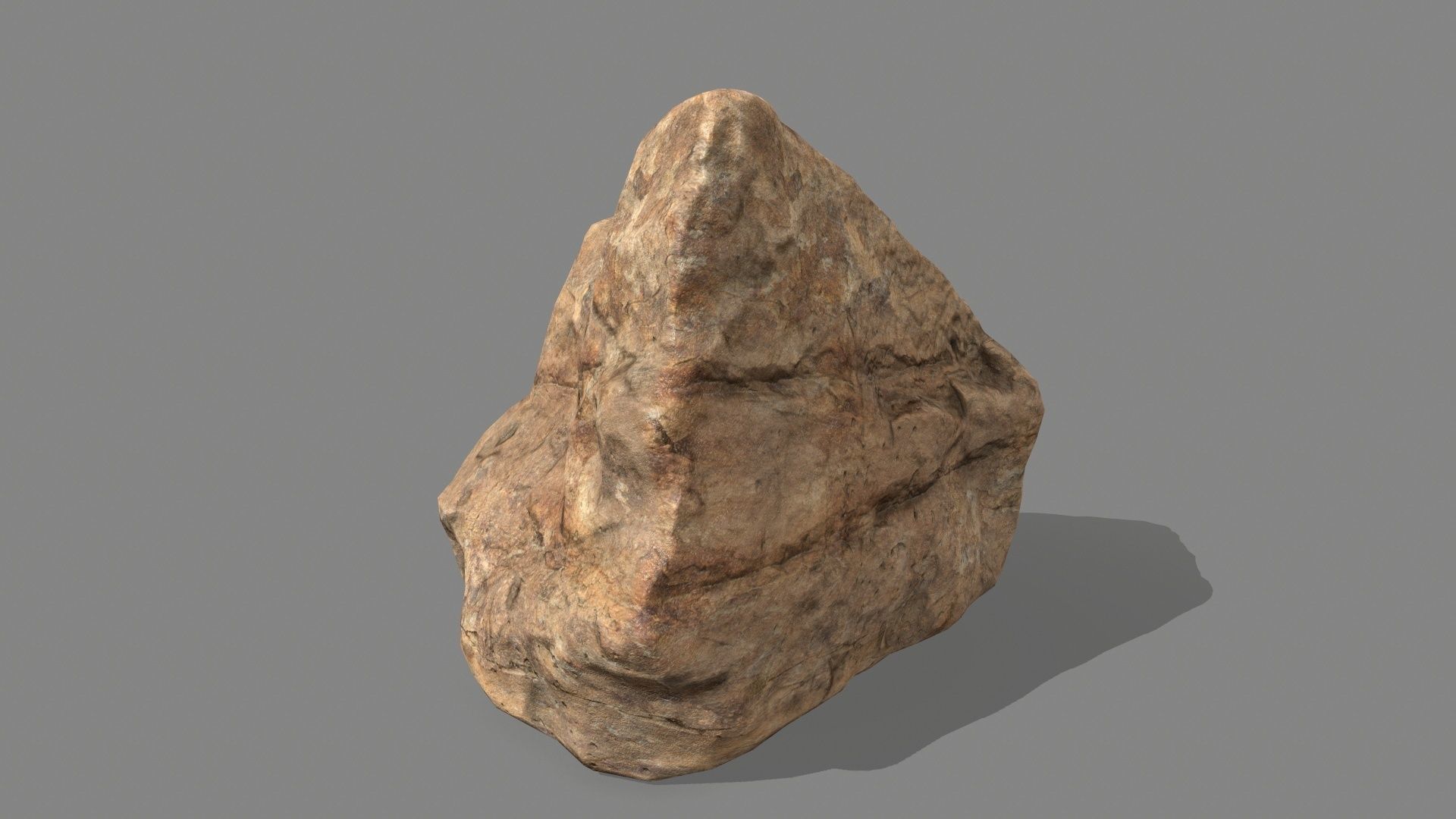 desert rocks  Low-poly 3D model_23