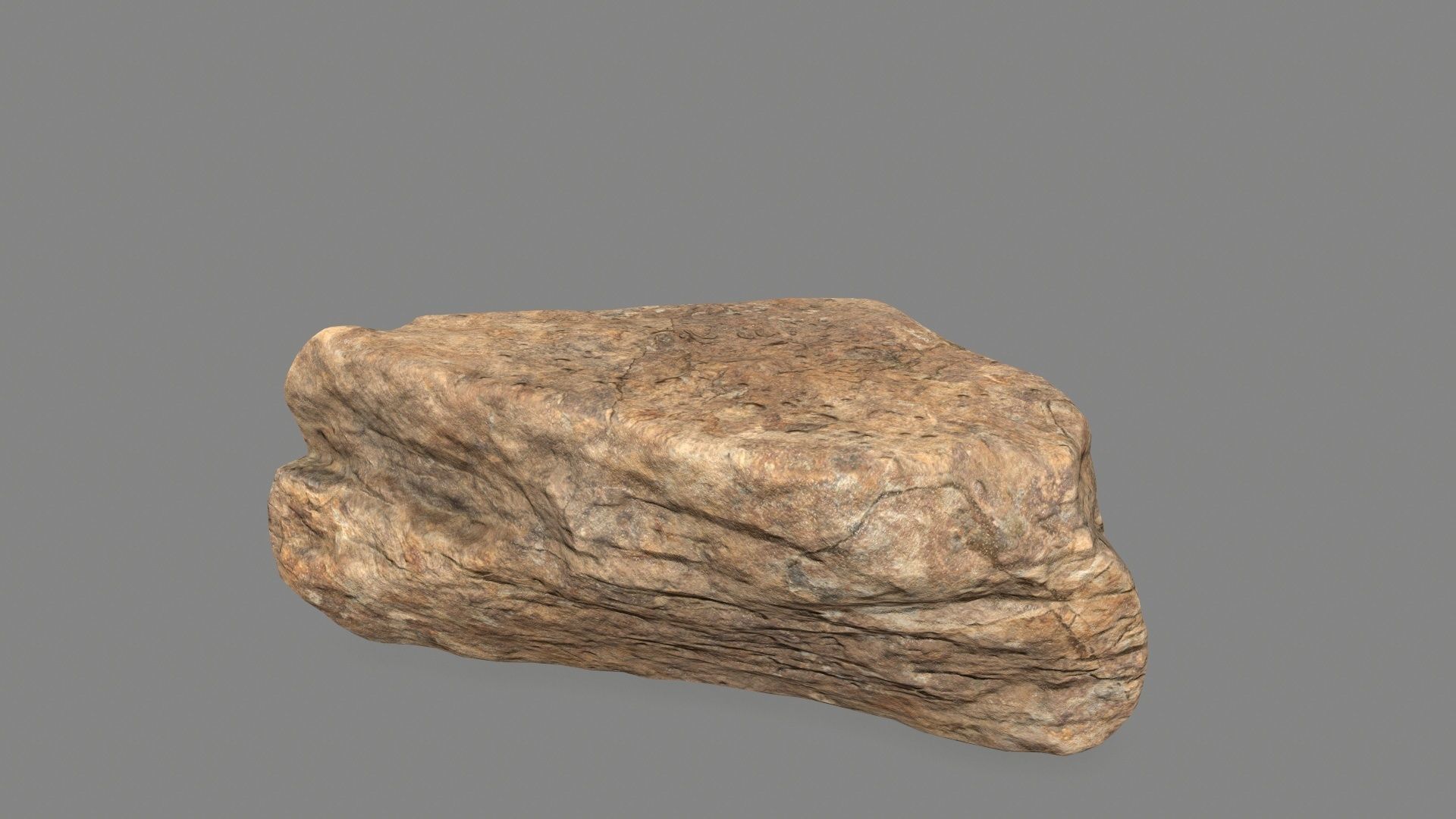 desert rocks  Low-poly 3D model_16