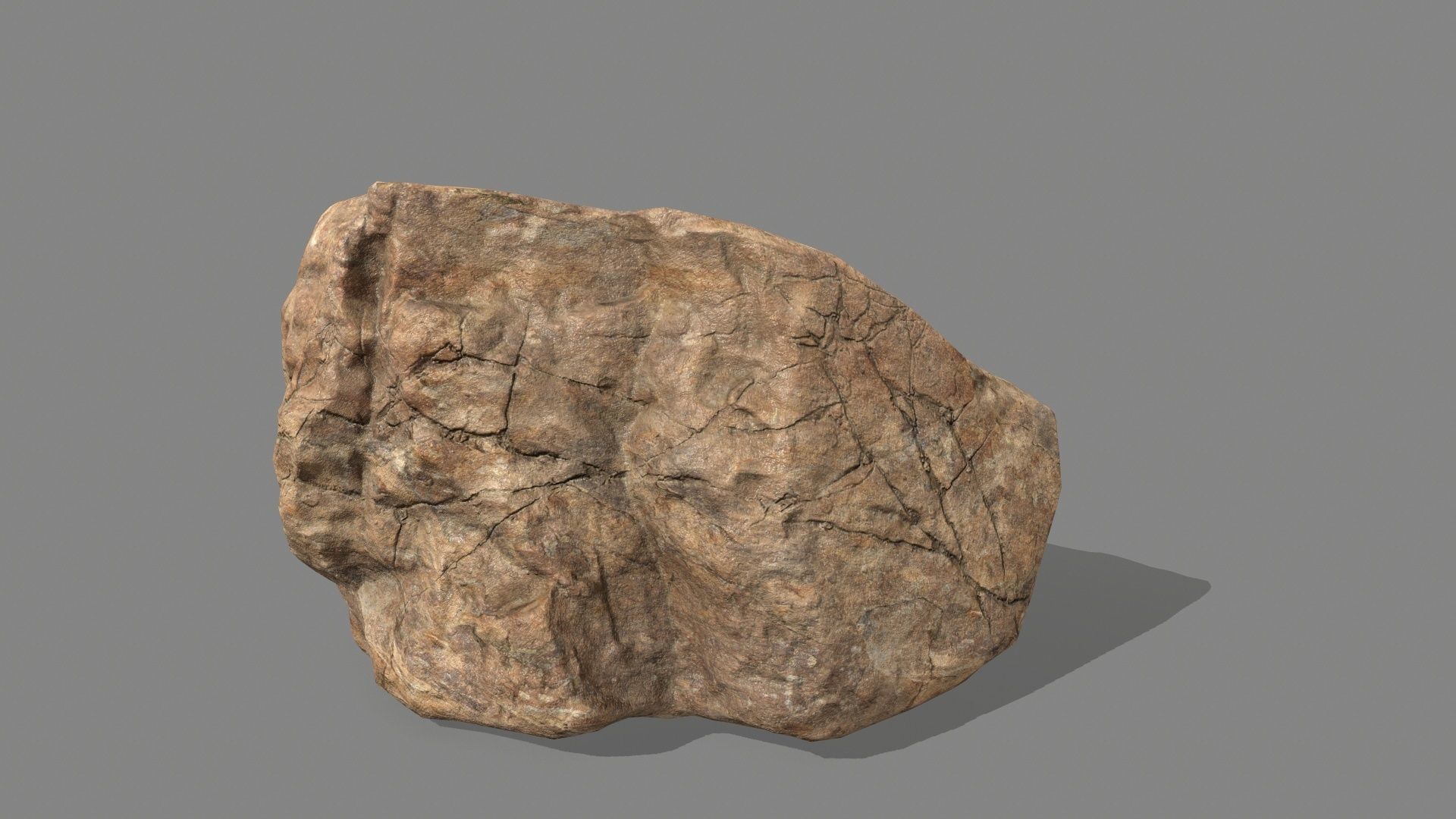 desert rocks  Low-poly 3D model_22