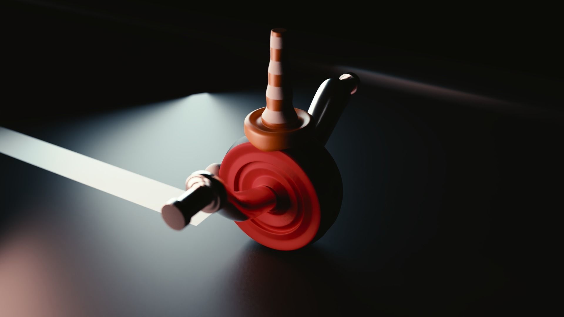 Wheelie Character  Free 3D model_1