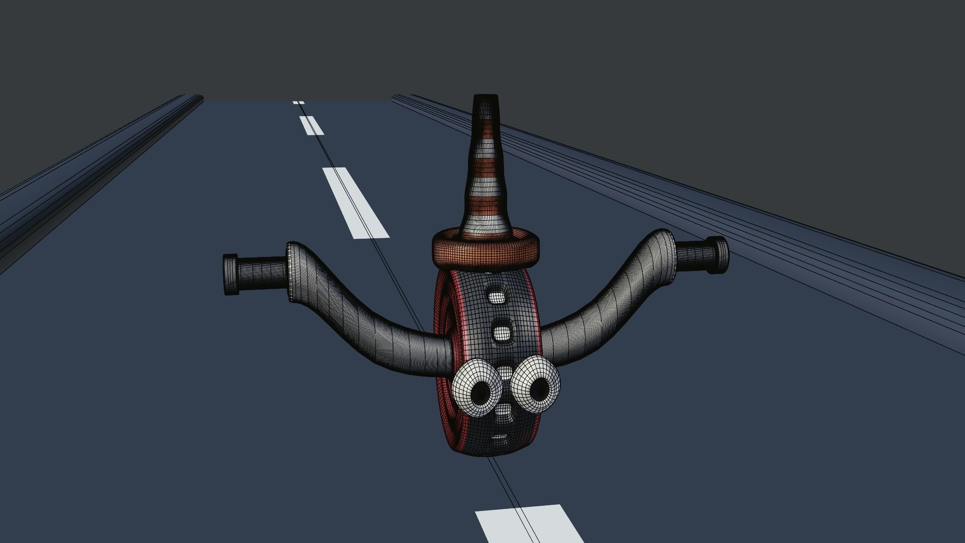 Wheelie Character  Free 3D model_3