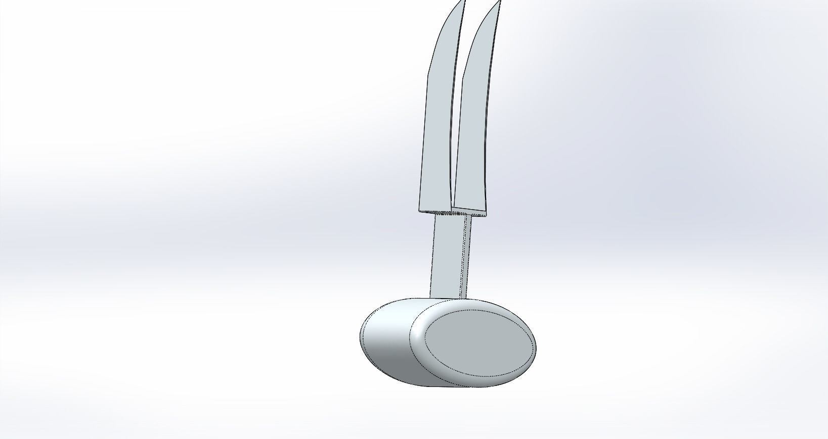 Double Claw 3D print model_4