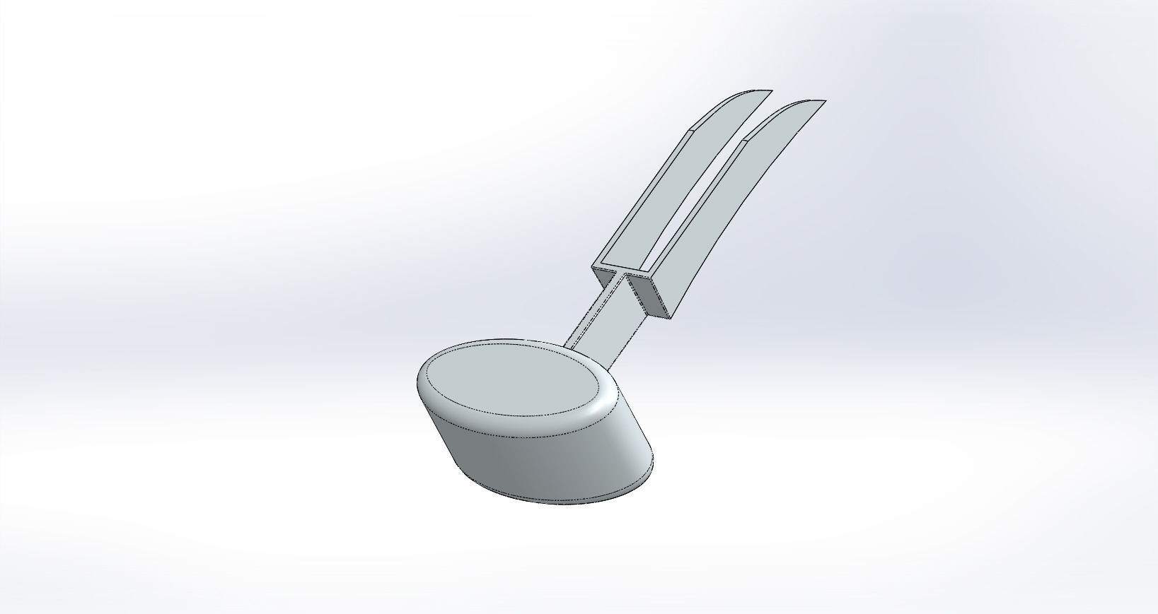 Double Claw 3D print model_3