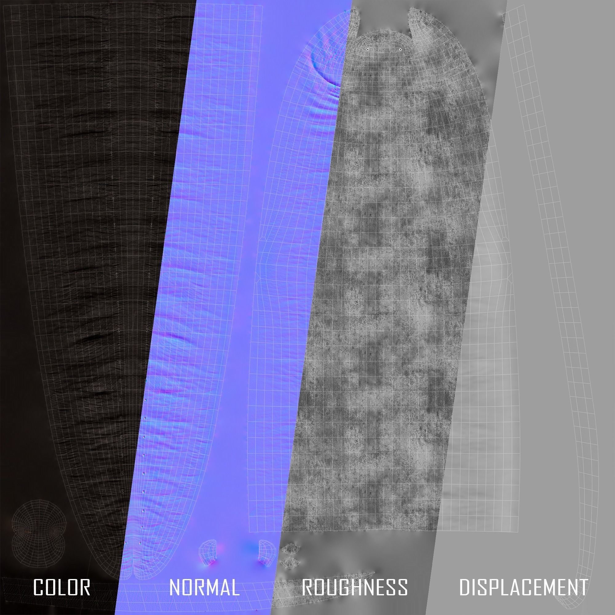 Electrophorus Electricus Static Low-poly 3D model_8