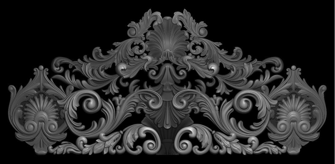 model sculpture bed cnc router 3D model_1