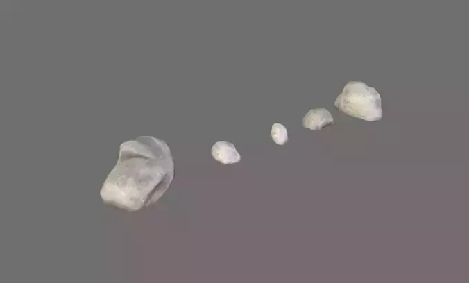 Rocks three different