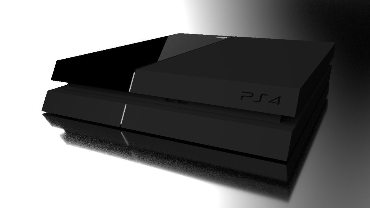 Ps4 Slim 3D model_3