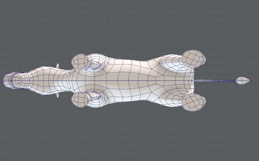 Donkey V01 Low-poly 3D model_36