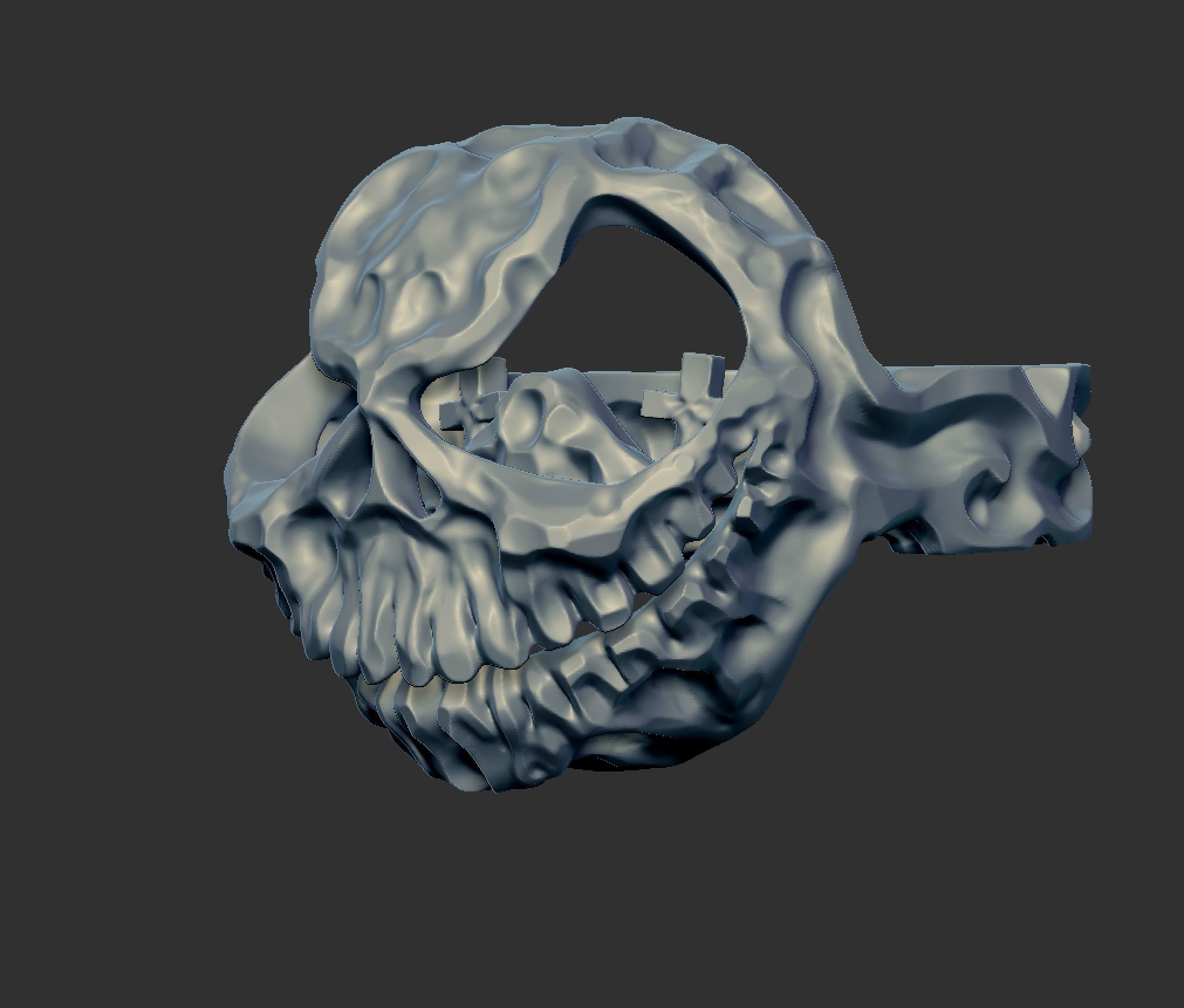 Halloween Ring 3D print model_3