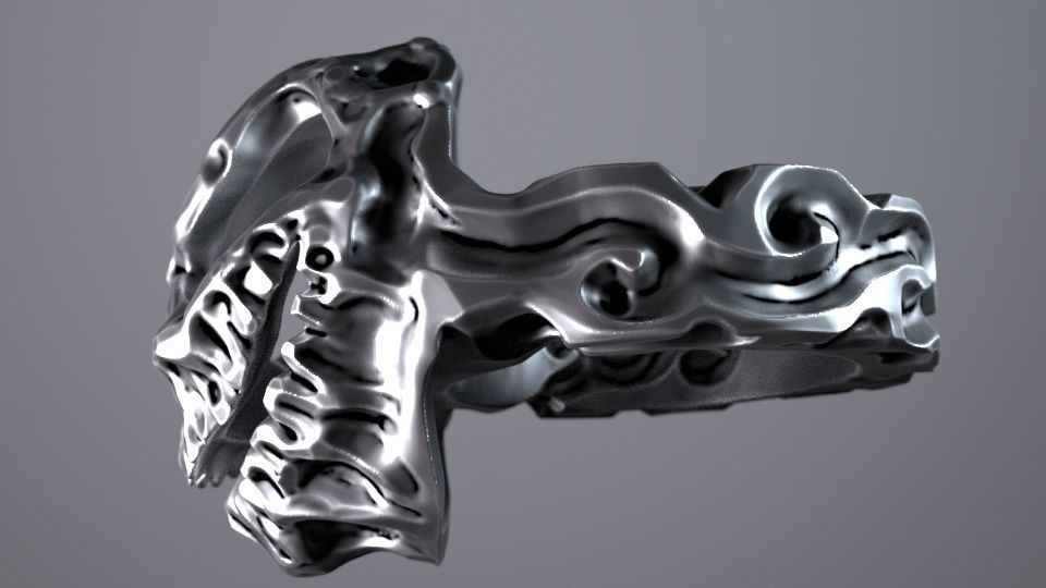 Halloween Ring 3D print model_2