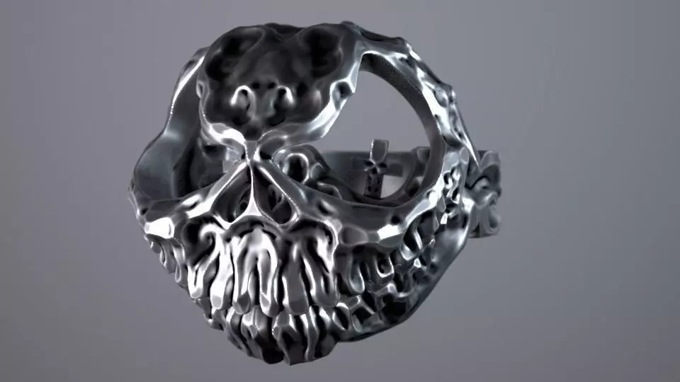 Halloween Ring 3D print model_0
