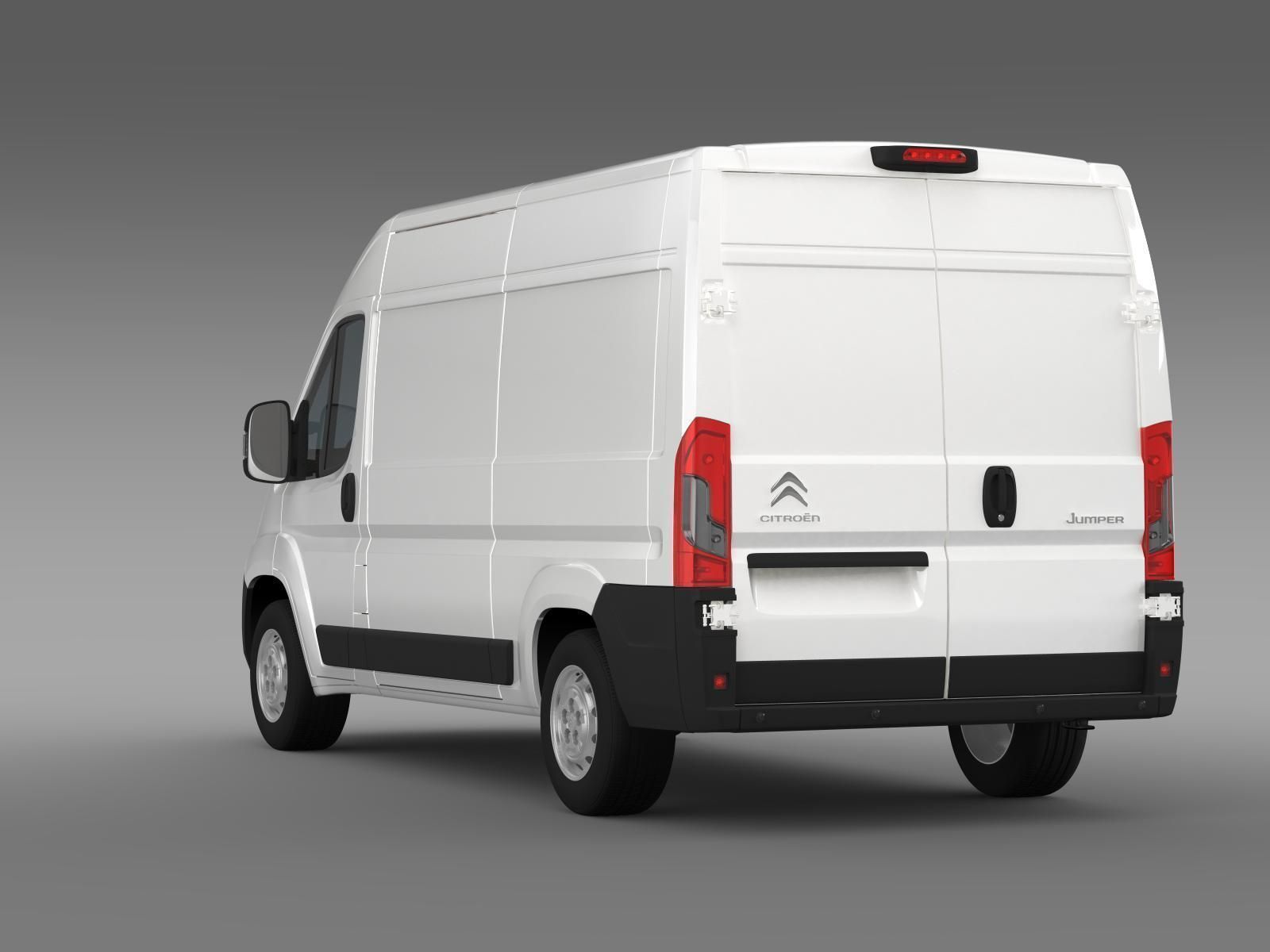 Citroen Jumper Van L2H2 2017 3D model_7