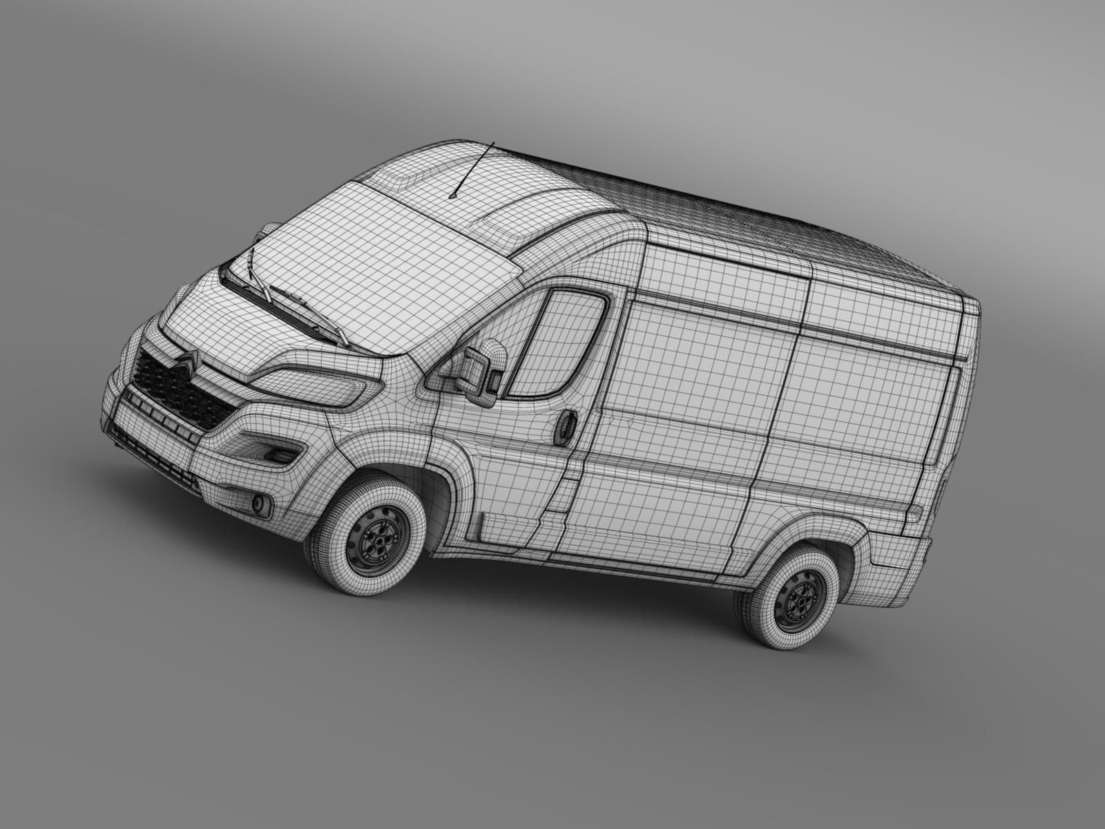 Citroen Jumper Van L2H2 2017 3D model_16