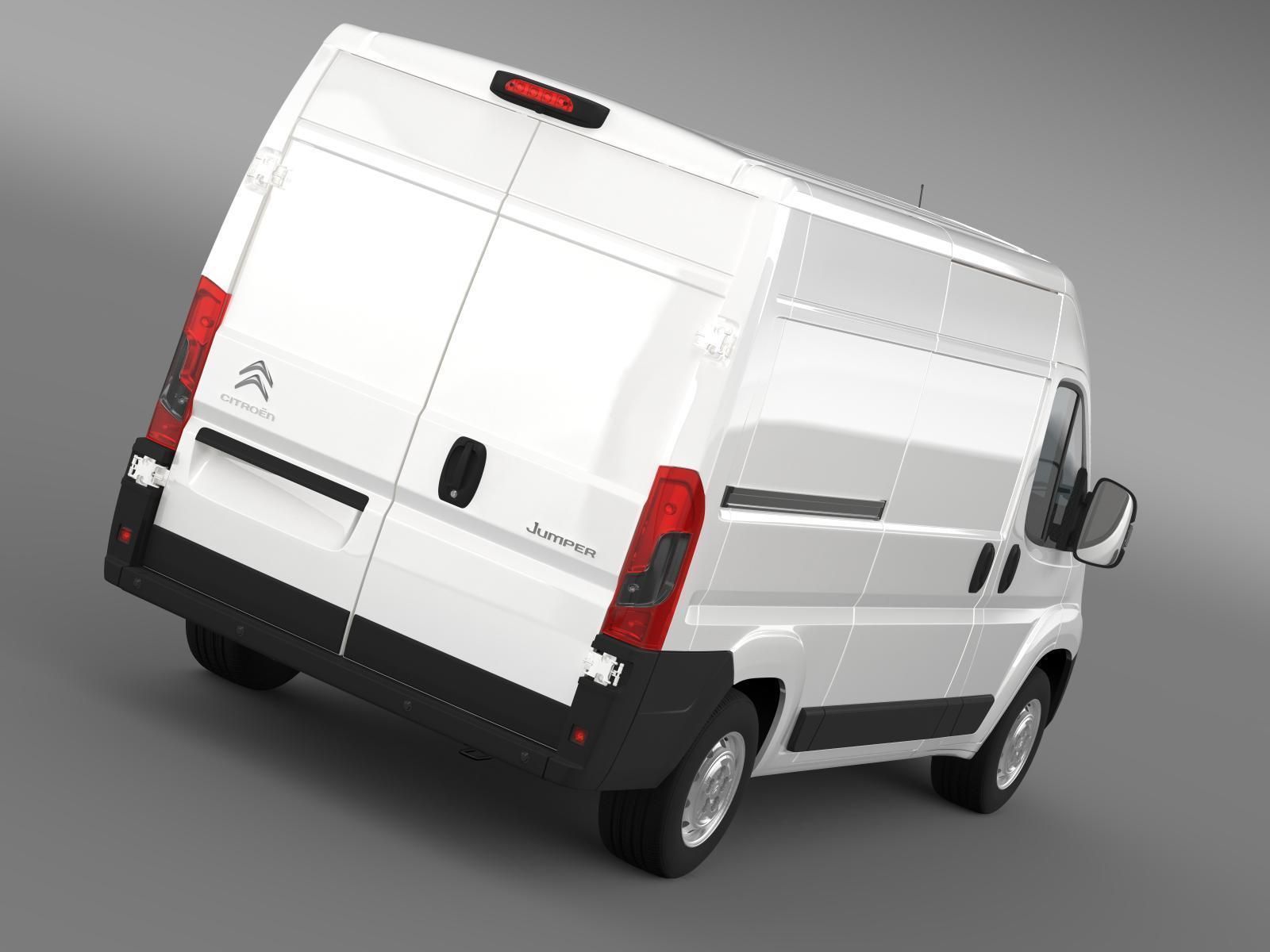 Citroen Jumper Van L2H2 2017 3D model_5