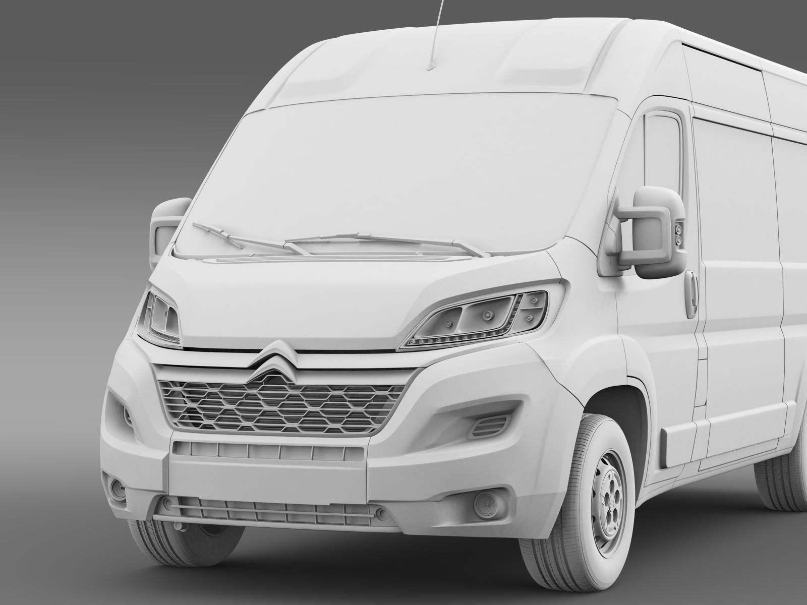 Citroen Jumper Van L2H2 2017 3D model_13