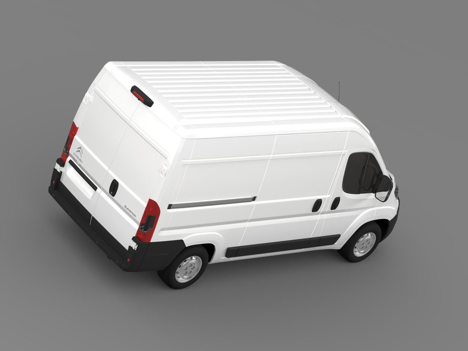 Citroen Jumper Van L2H2 2017 3D model_9