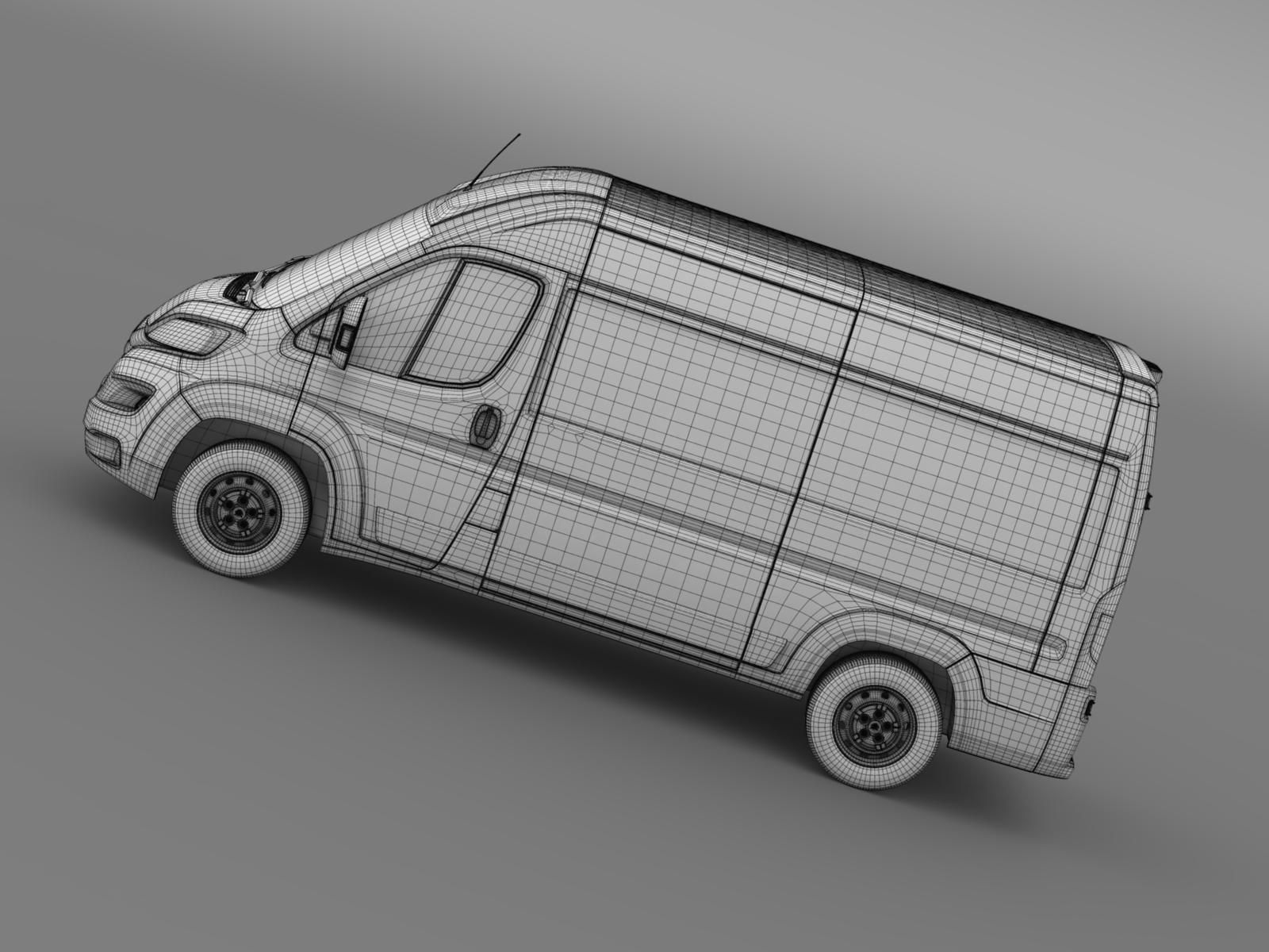 Citroen Jumper Van L2H2 2017 3D model_17