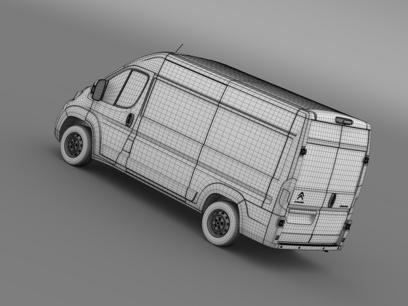 Citroen Jumper Van L2H2 2017 3D model_18