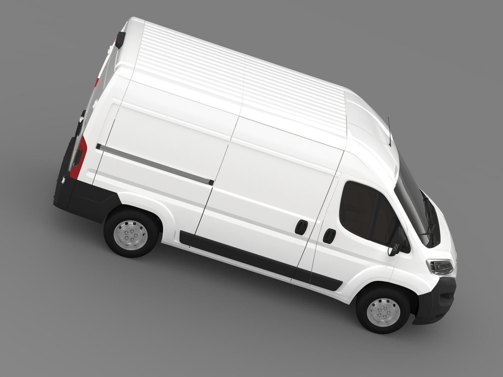 Citroen Jumper Van L2H2 2017 3D model_10