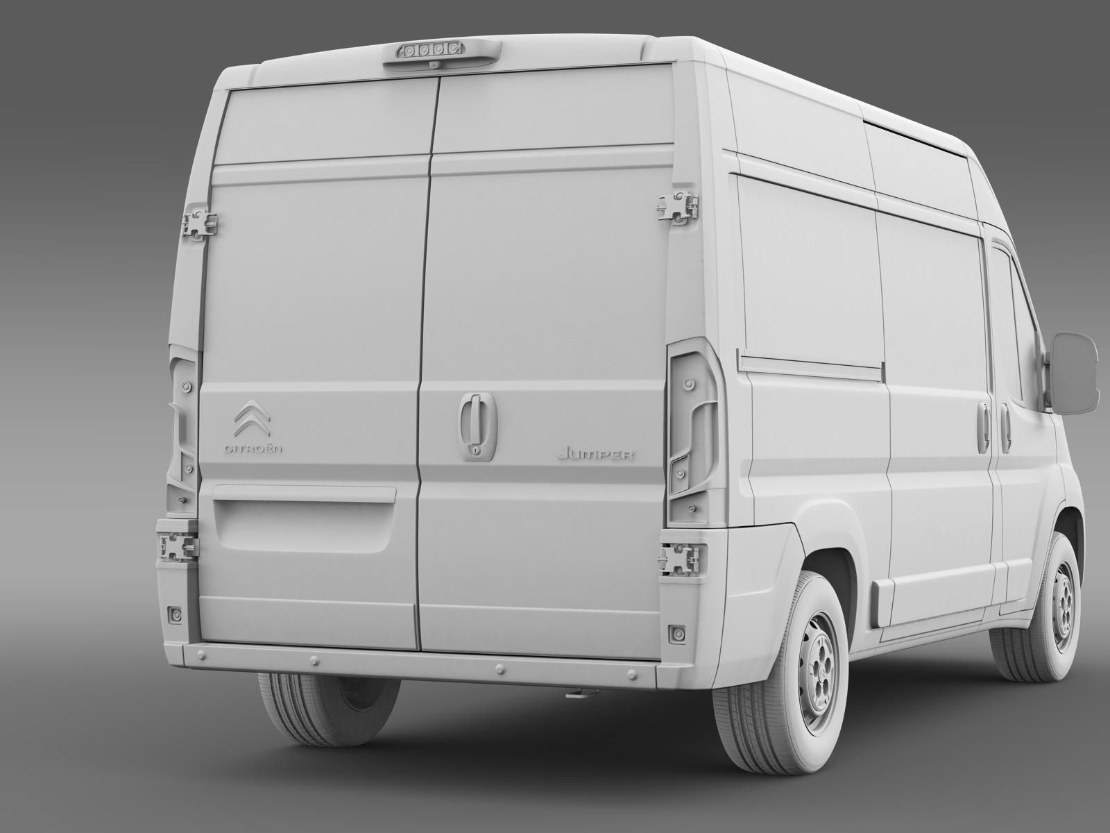 Citroen Jumper Van L2H2 2017 3D model_15