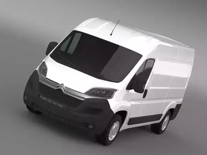 Citroen Jumper Van L2H2 2017 3D model Citroen Jumper Van L2H2 2017 3D model