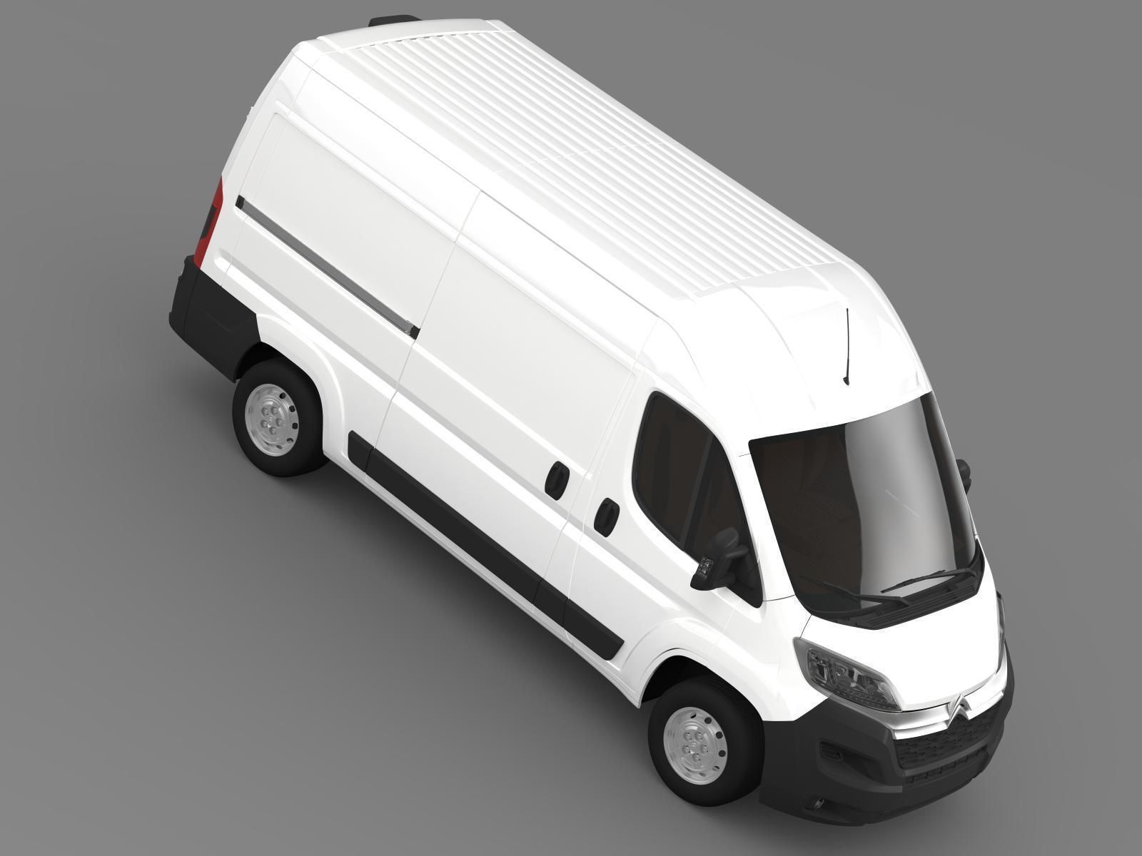 Citroen Jumper Van L2H2 2017 3D model_11