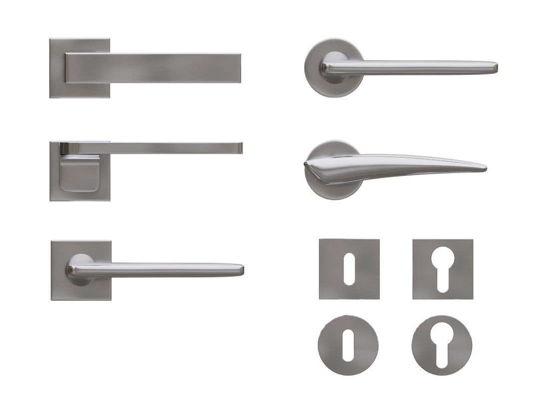 Battisti Door Handles 3D model_1