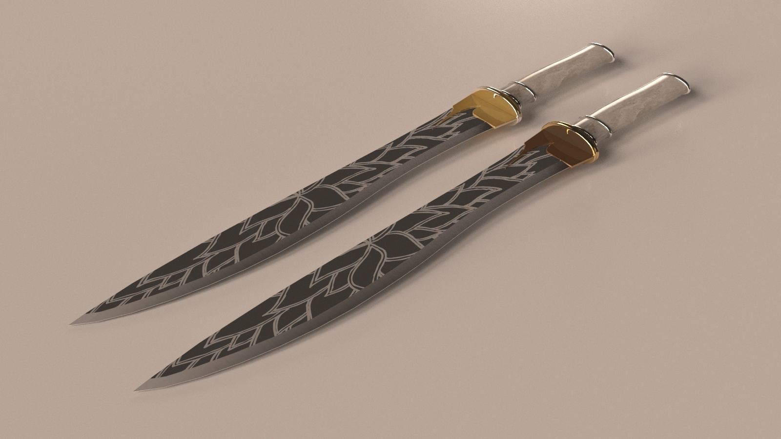 Elf Sword 3D model_1