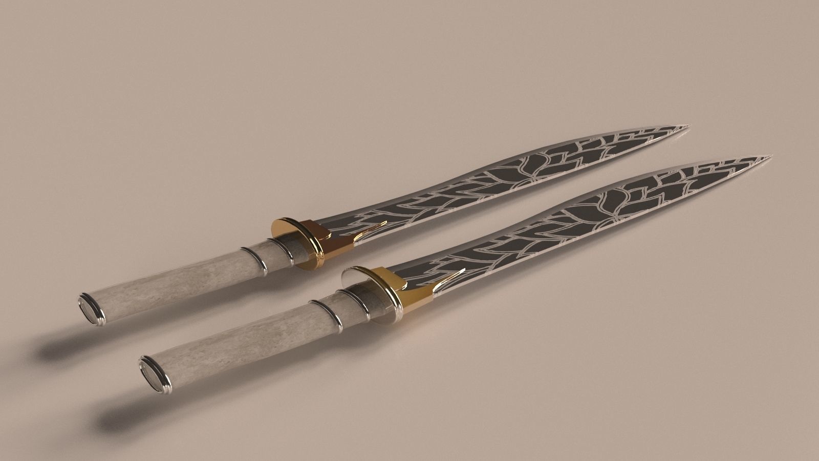 Elf Sword 3D model_2