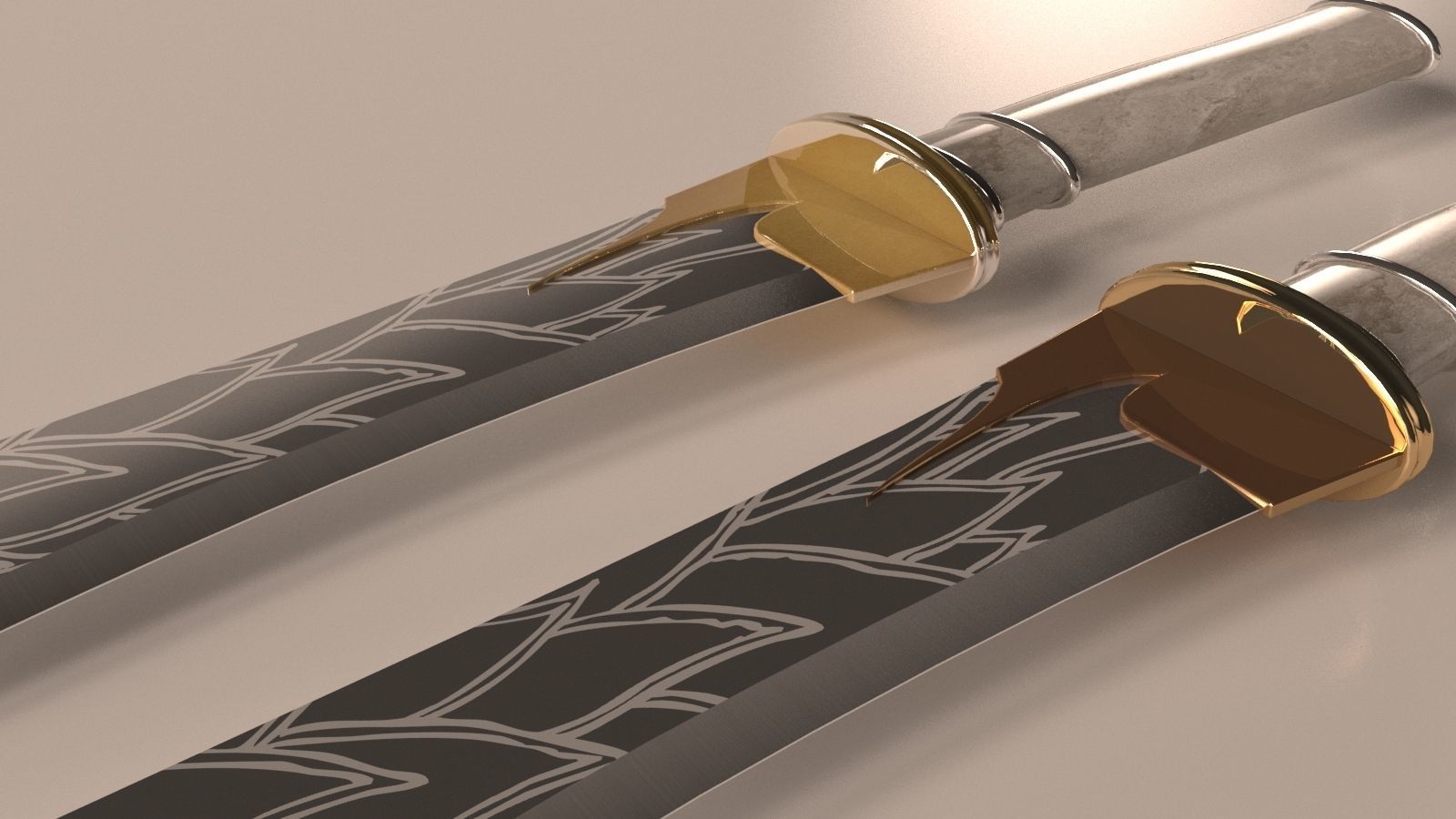 Elf Sword 3D model_3
