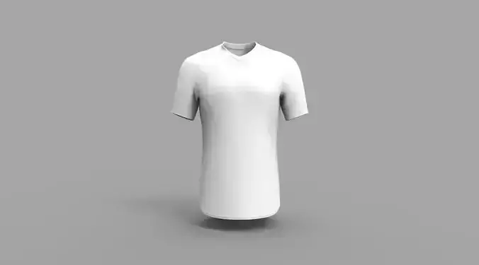 Mens v neck shirt - Marvelous Designer