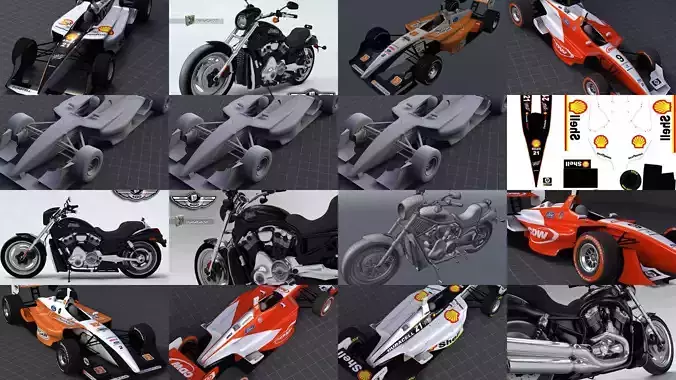 Vehicles Collection race car 