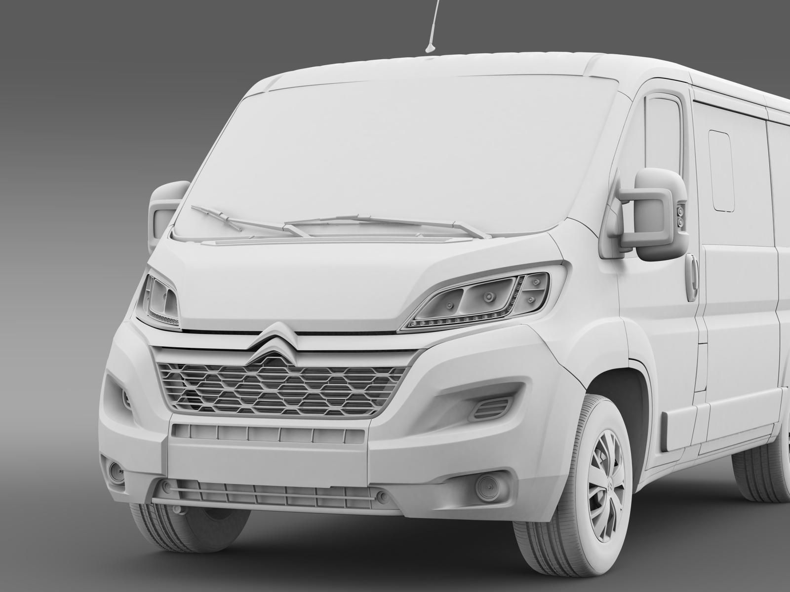 Citroen Jumper Combi L1H1 2017 3D model_12