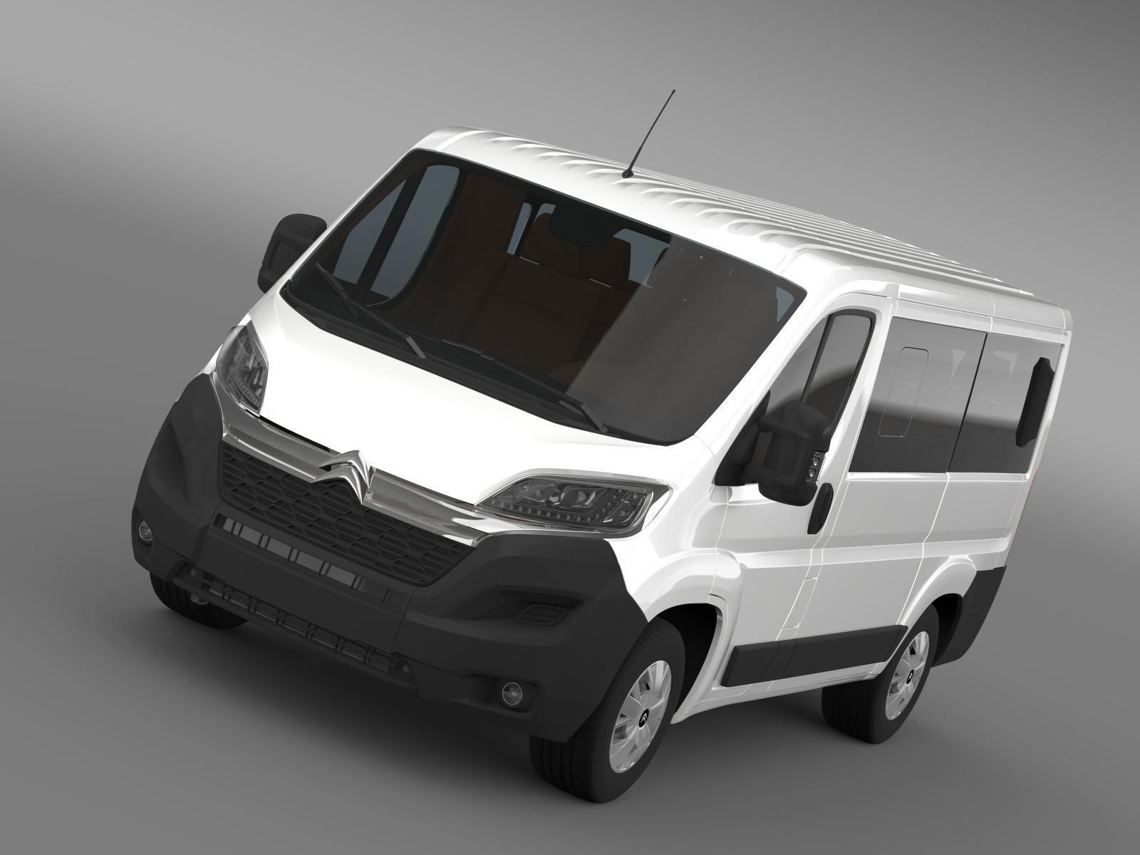 Citroen Jumper Combi L1H1 2017 3D model_4