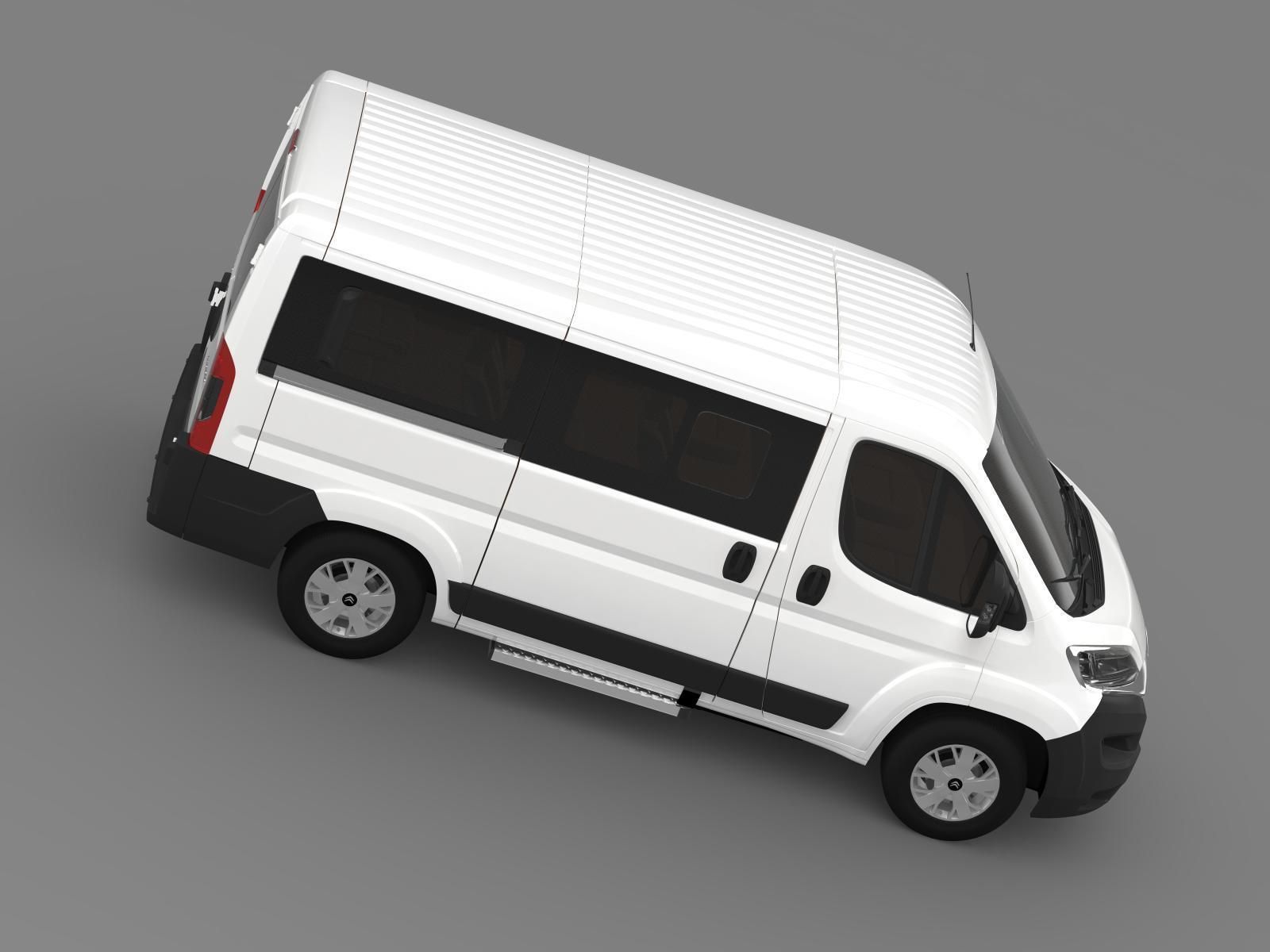 Citroen Jumper Combi L1H1 2017 3D model_7