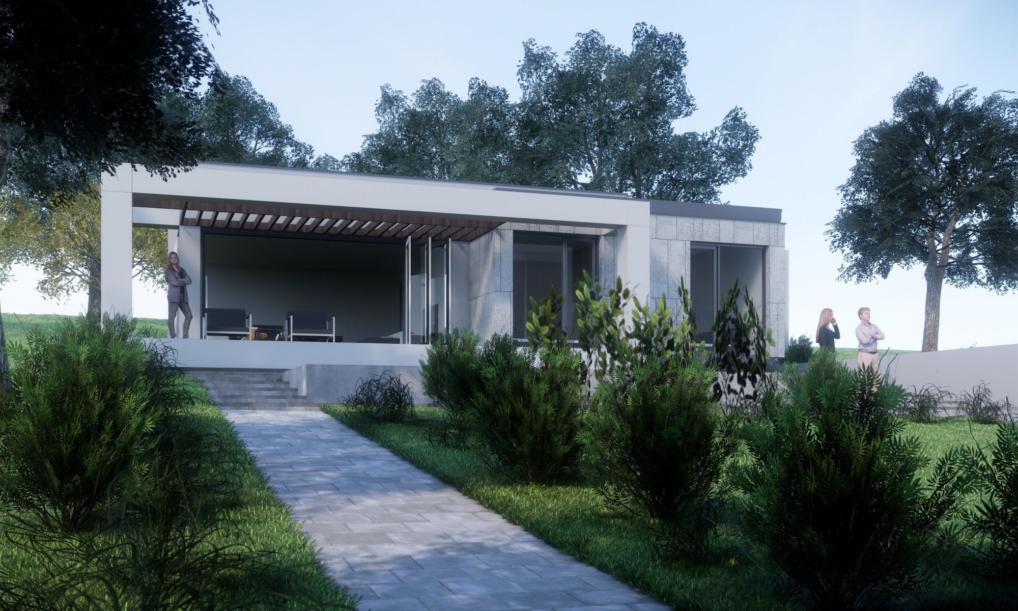 Contemporary Villa 3D model_11