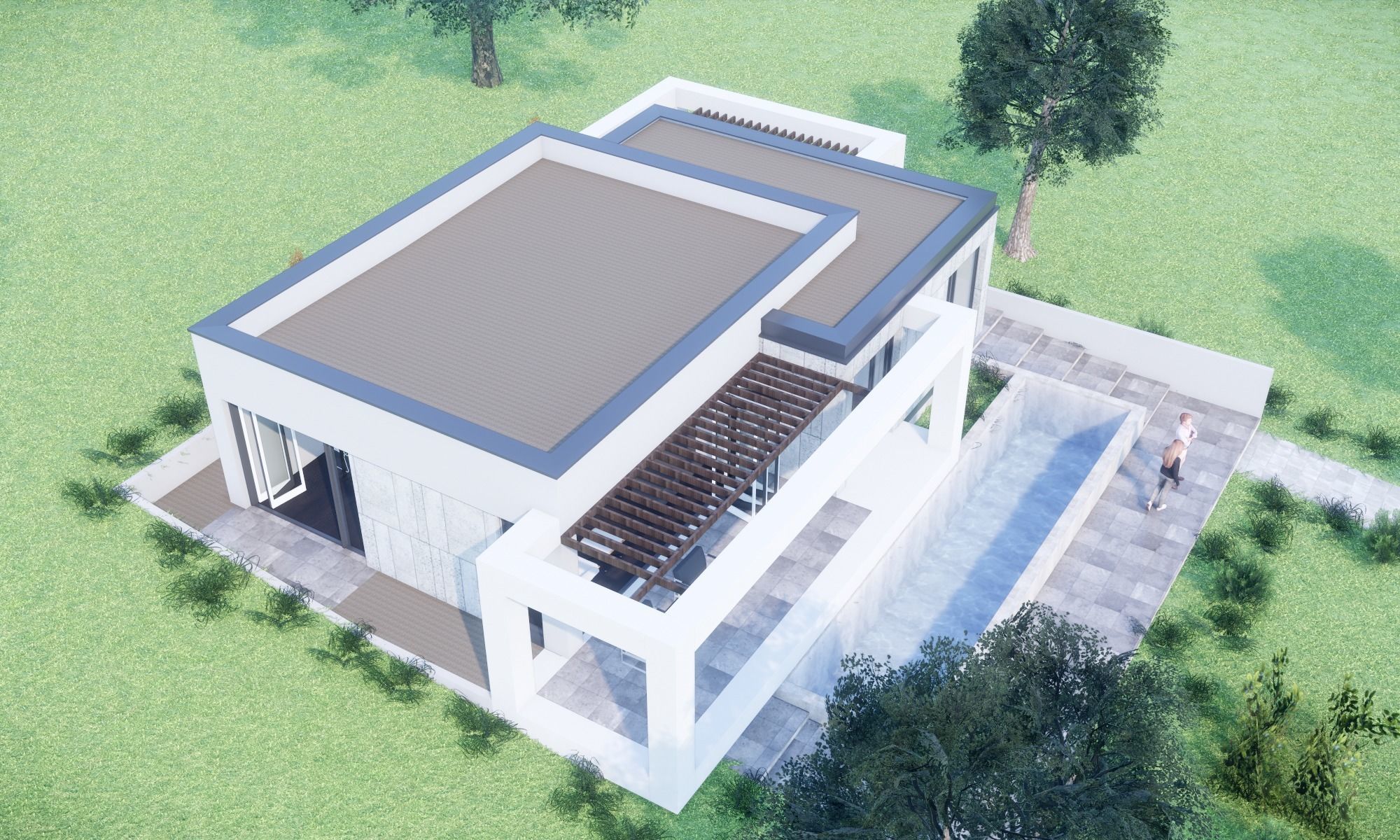 Contemporary Villa 3D model_18