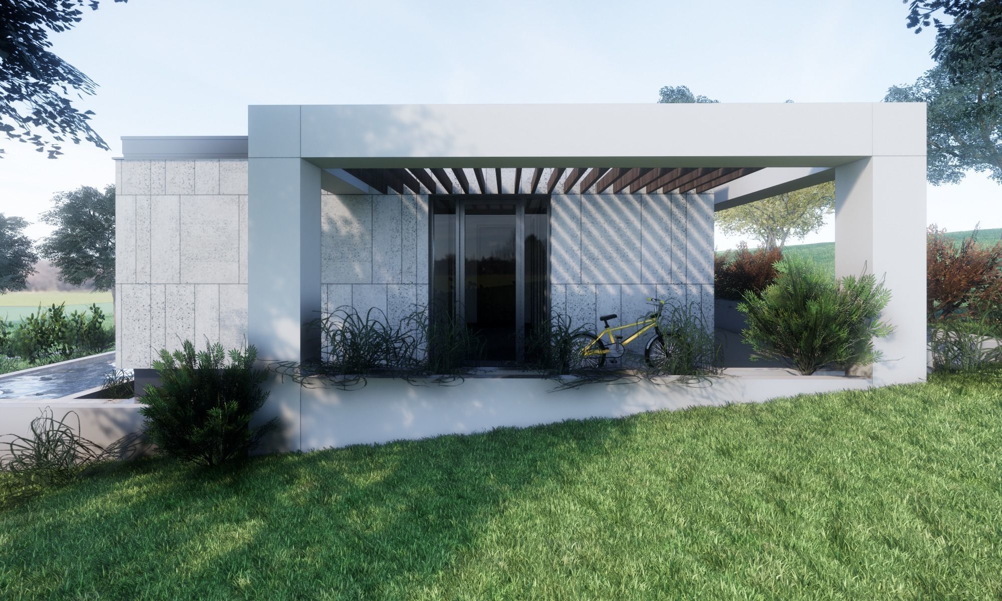 Contemporary Villa 3D model_7