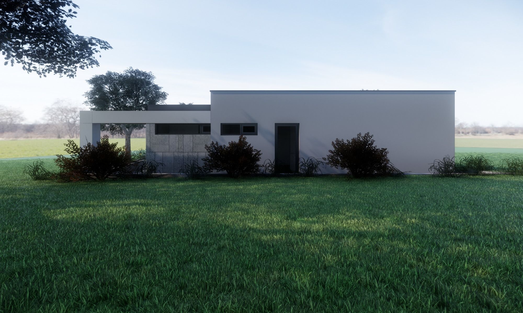 Contemporary Villa 3D model_9