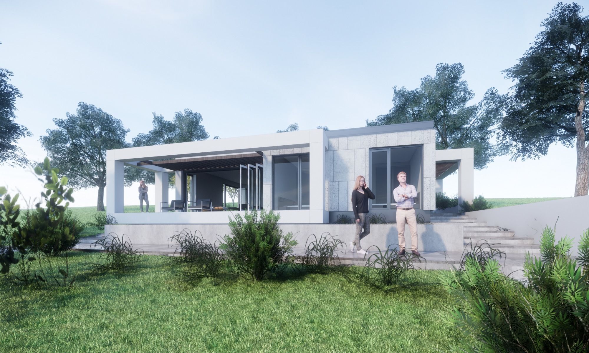 Contemporary Villa 3D model_4