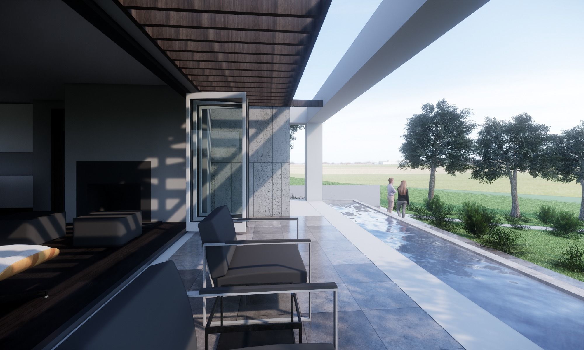 Contemporary Villa 3D model_6