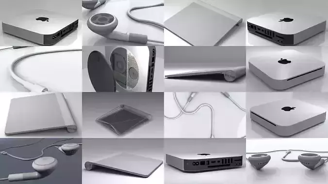 Electronics - Accessories 3D Model Collection