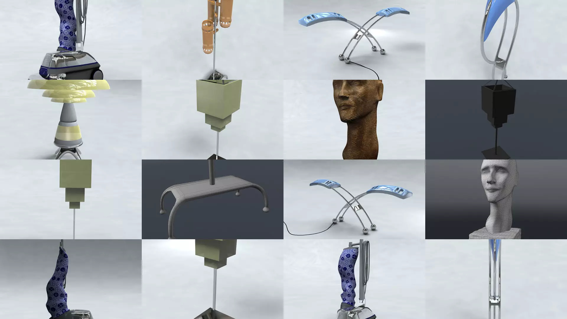 House Furnitures and Appliances 3D Model Collection_0