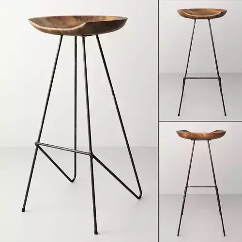 Perch Barstool 3D model