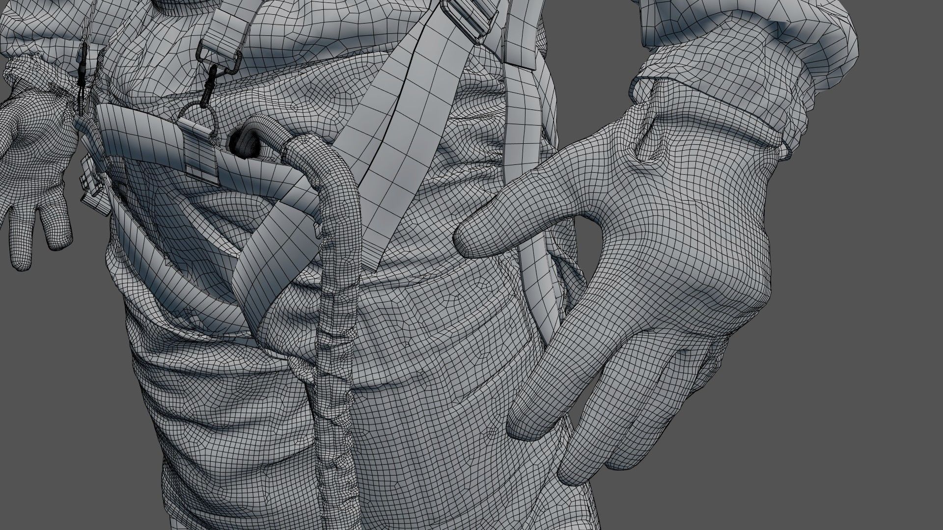 FLIGHT SUIT F35 Pilot 3D model_26