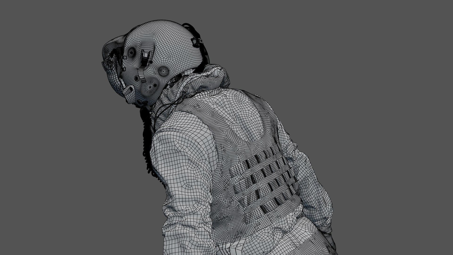 FLIGHT SUIT F35 Pilot 3D model_21