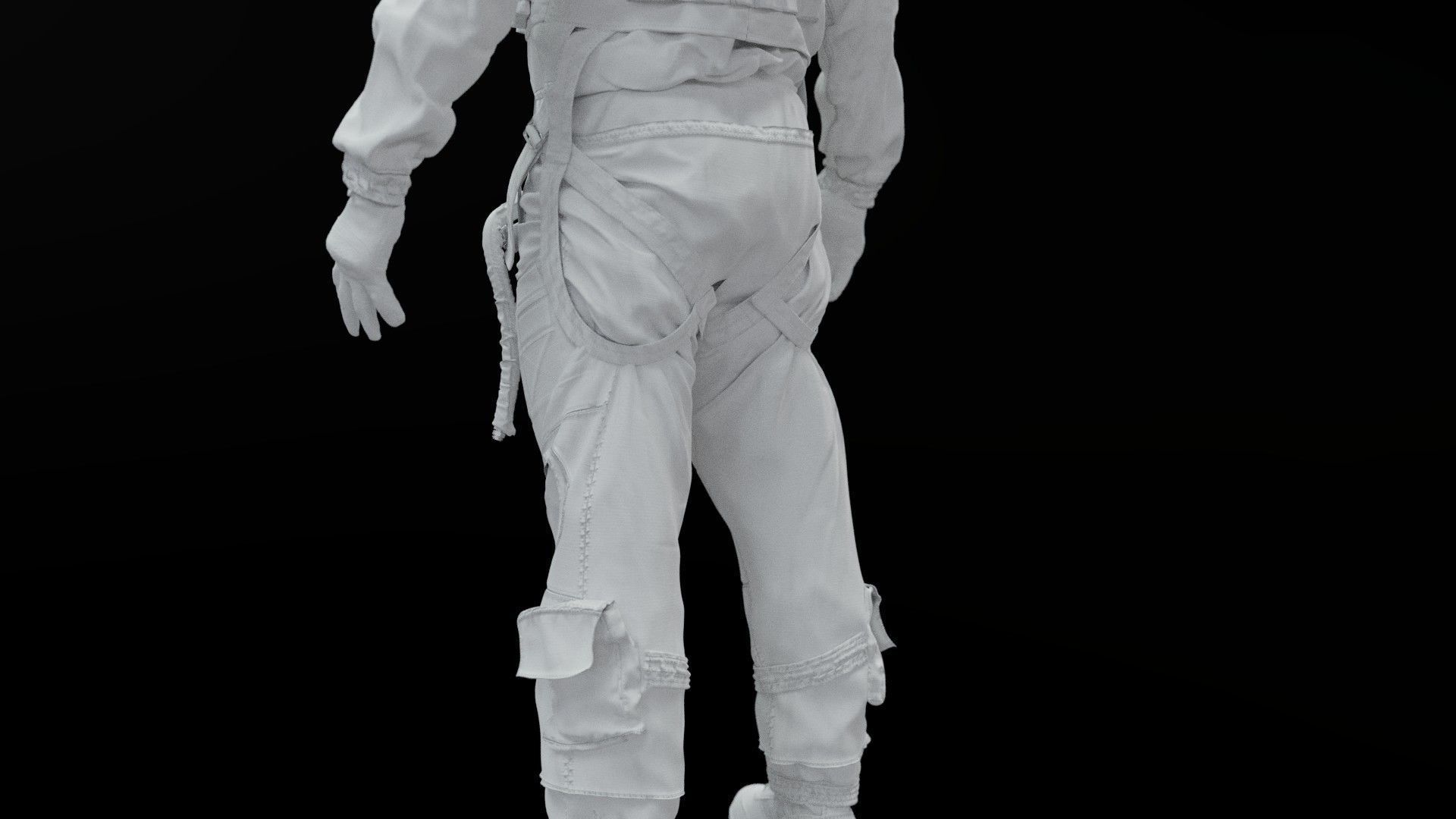 FLIGHT SUIT F35 Pilot 3D model_11