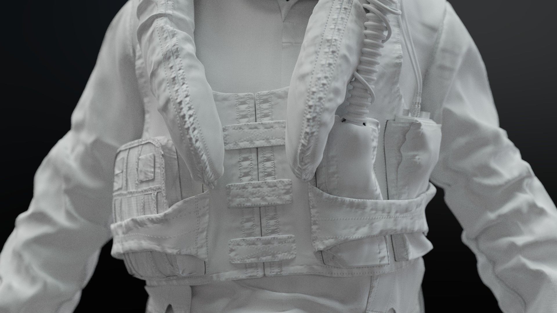 FLIGHT SUIT F35 Pilot 3D model_17