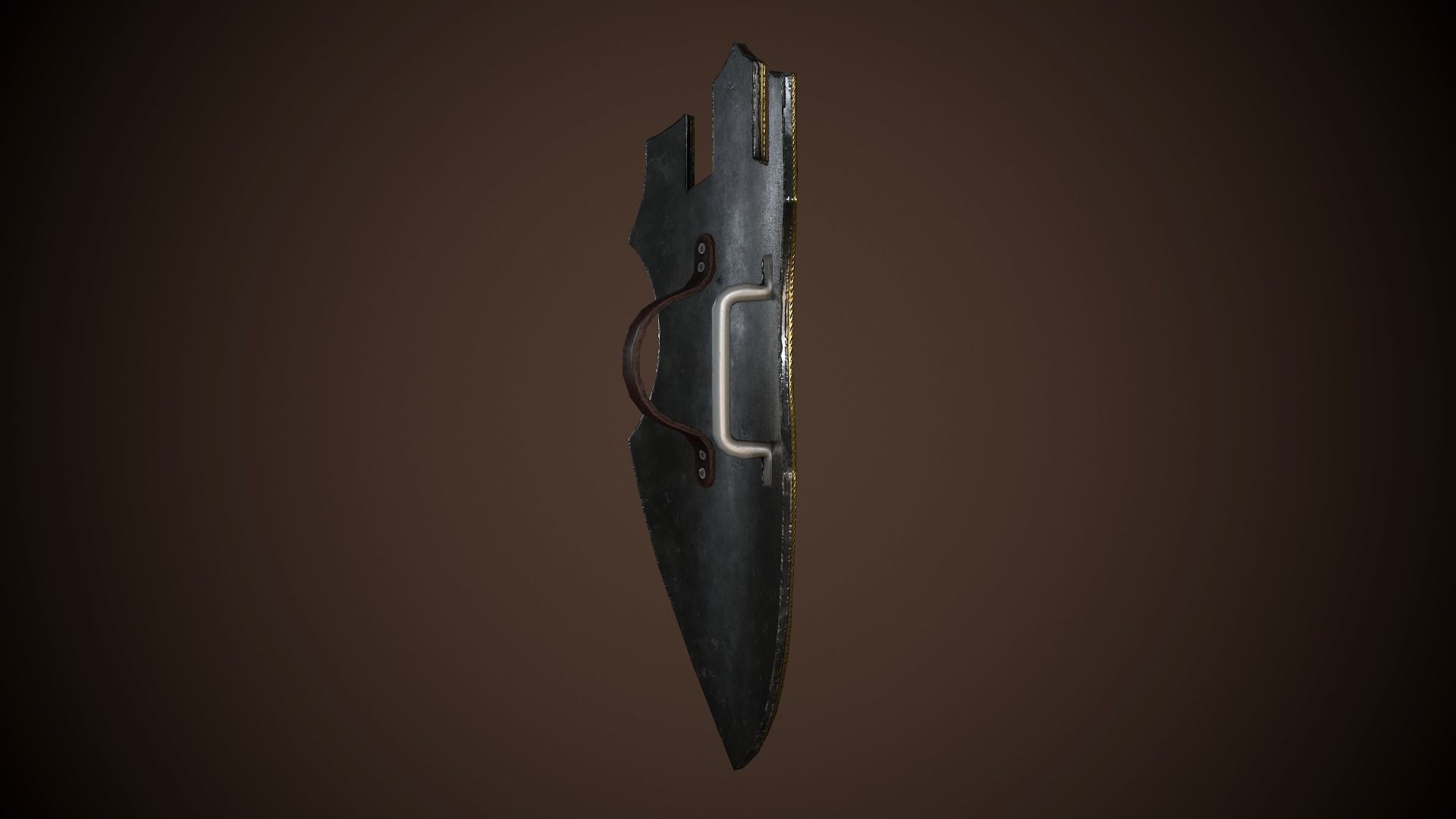 Paladin Shield Low-poly 3D model_21